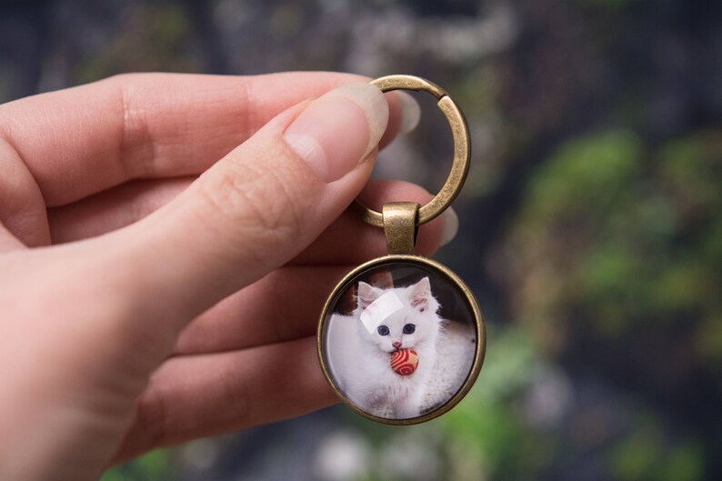 Custom pet keychain personalized gift meaningful gift Etsy