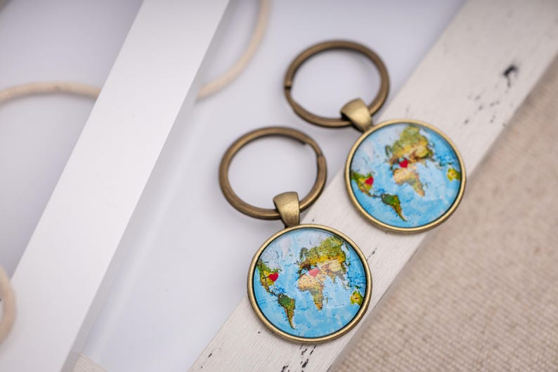 Personalized Long Distance Relationship Gift Keychain, Boyfriend Girlfriend Birthday Gift, Gift For Women, Friendship Gift Best Friend Gift