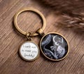 Personalized Ultrasound Photo Keychain, Pregnancy Gifts, Custom Daddy Keychain, Ultrasound Gifts, Mothers Day Gift, Father, New Dad, C.1 product logo