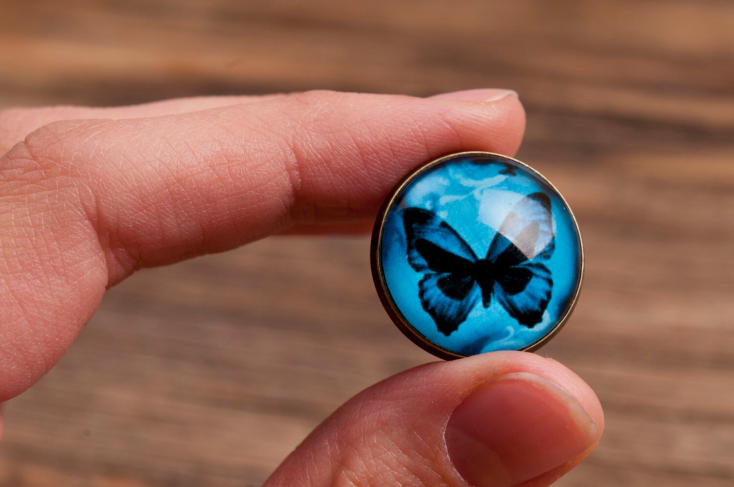 Lapel Pin Blue Butterfly Lapel Pin Butterfly Pin Butterfly Etsy