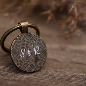 Moon Keyring, Custom Birth Moon Phase Keychain, Mothers Day Gift, Gift For Mom, Fathers Day Gift, Gift For Dad, Personalized Jewelry, Birthday Gift For Women, Gift For Her, Anniversary Gift, Moon Phase By Date, Moon Jewelry, Personalized Jewelry