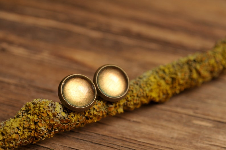 Lunar Glow Oval Earrings
