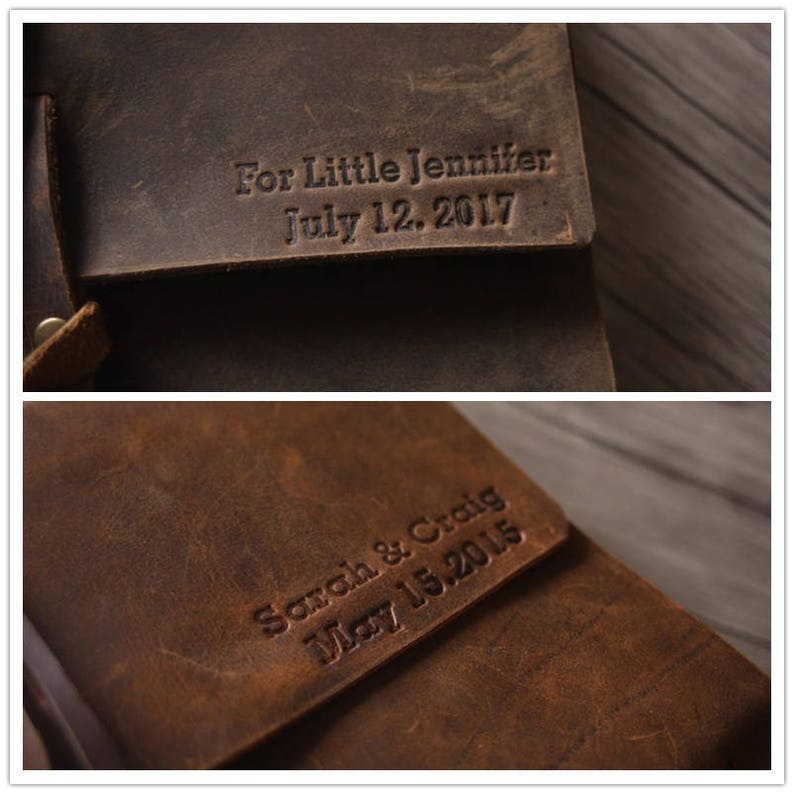 Personalized Leather Journal Leather Custom Journal Bound Etsy