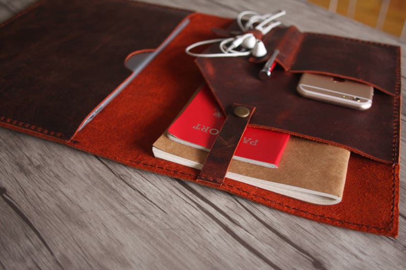 Distressed Leather Macbook Pro Case 2020 Macbook Air Sleeve Etsy