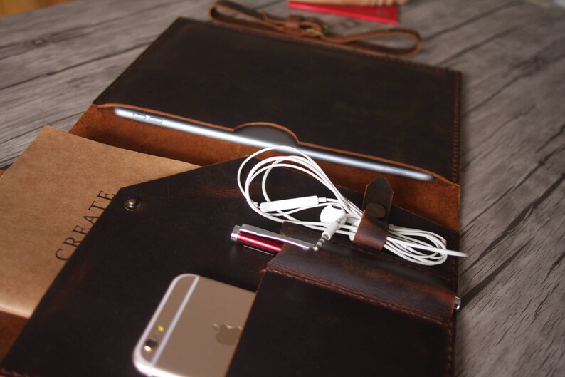 Personalized Macbook Air 13 Case Leather Macbook Pro Sleeve Etsy