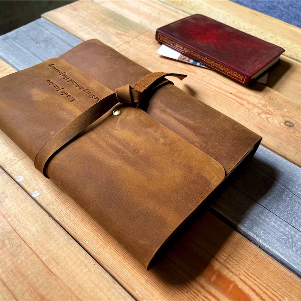 Leather Bound Journal Etsy