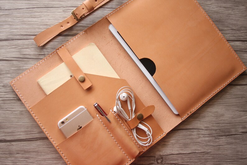 B5 Leather Portfolio / 10.5 iPad Pro Case Corporate Gifts Etsy