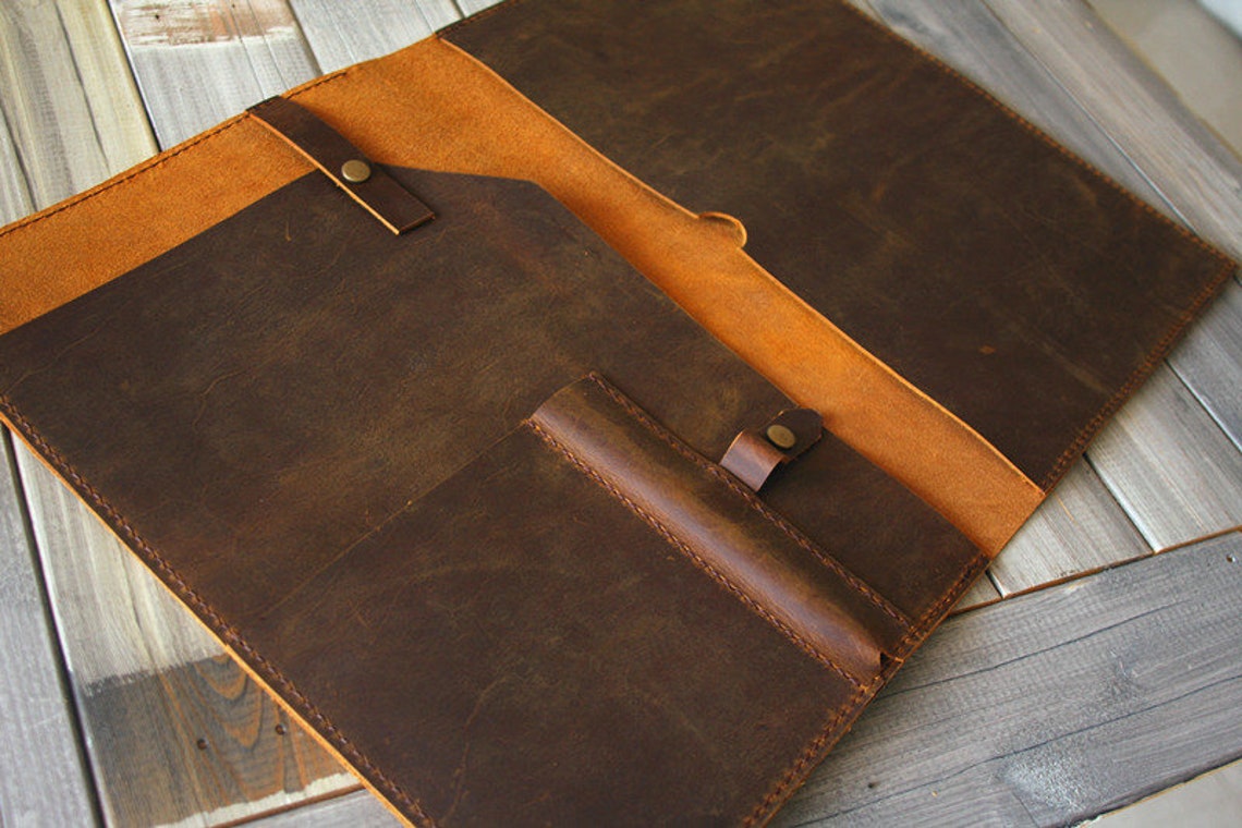 Personalized Leather Laptop Case Macbook Air 13 Inch Sleeve Etsy