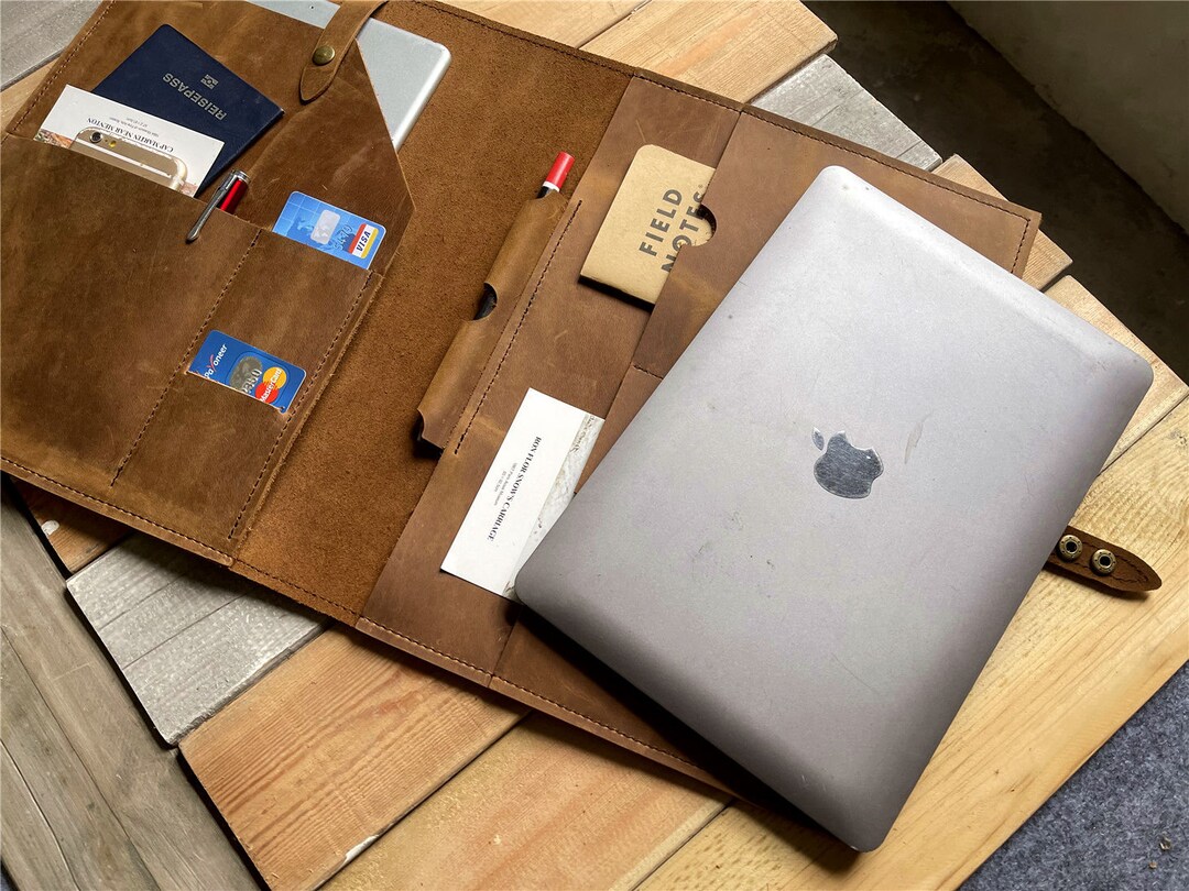 Leather MacBook Case, 15 Inch MacBook Pro Sleeve Bags, Laptop Air