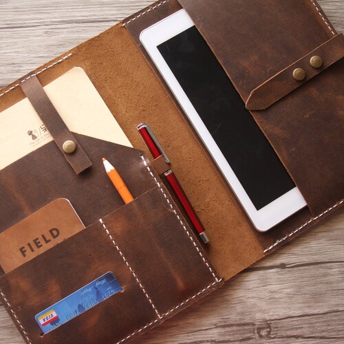 Distressed Leather Ipad Pro 12.9 Case Personalized 10.5 Ipad Etsy