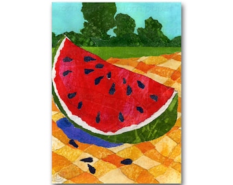 Invitación de picnic, Fiesta de verano, Barbacoa, Cumpleaños, Tarjeta o Impresión NOSTALGIA, Impresión de arte retro vintage de los años 50, Decoración de cocina (CMEM105)