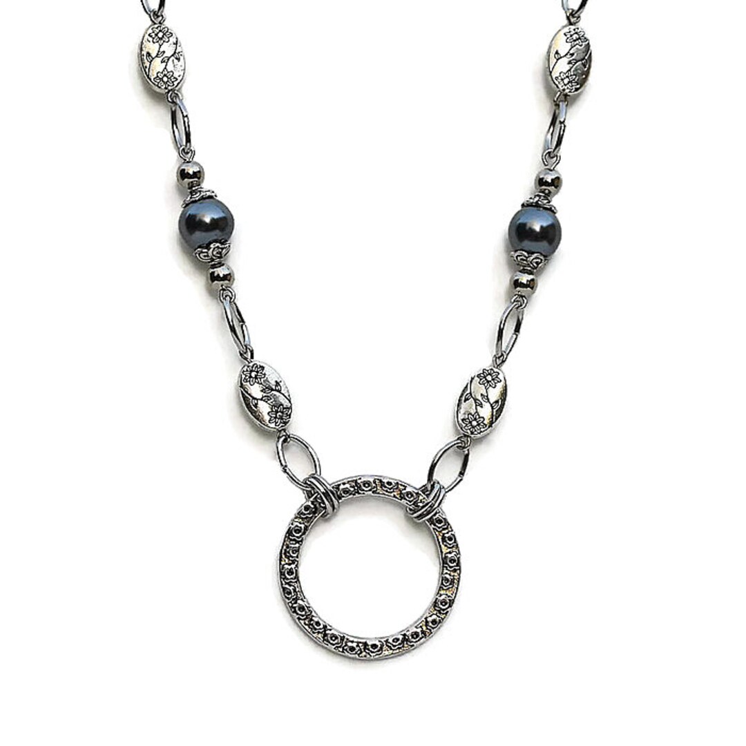 EYEGLASS NECKLACE GLASSES Chain Eyewear Chain Gray Eyeglass Chain