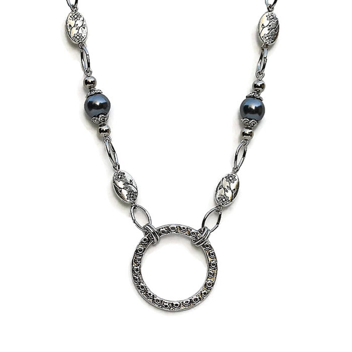 EYEGLASS NECKLACE GLASSES Chain Eyewear Chain Gray Eyeglass Chain