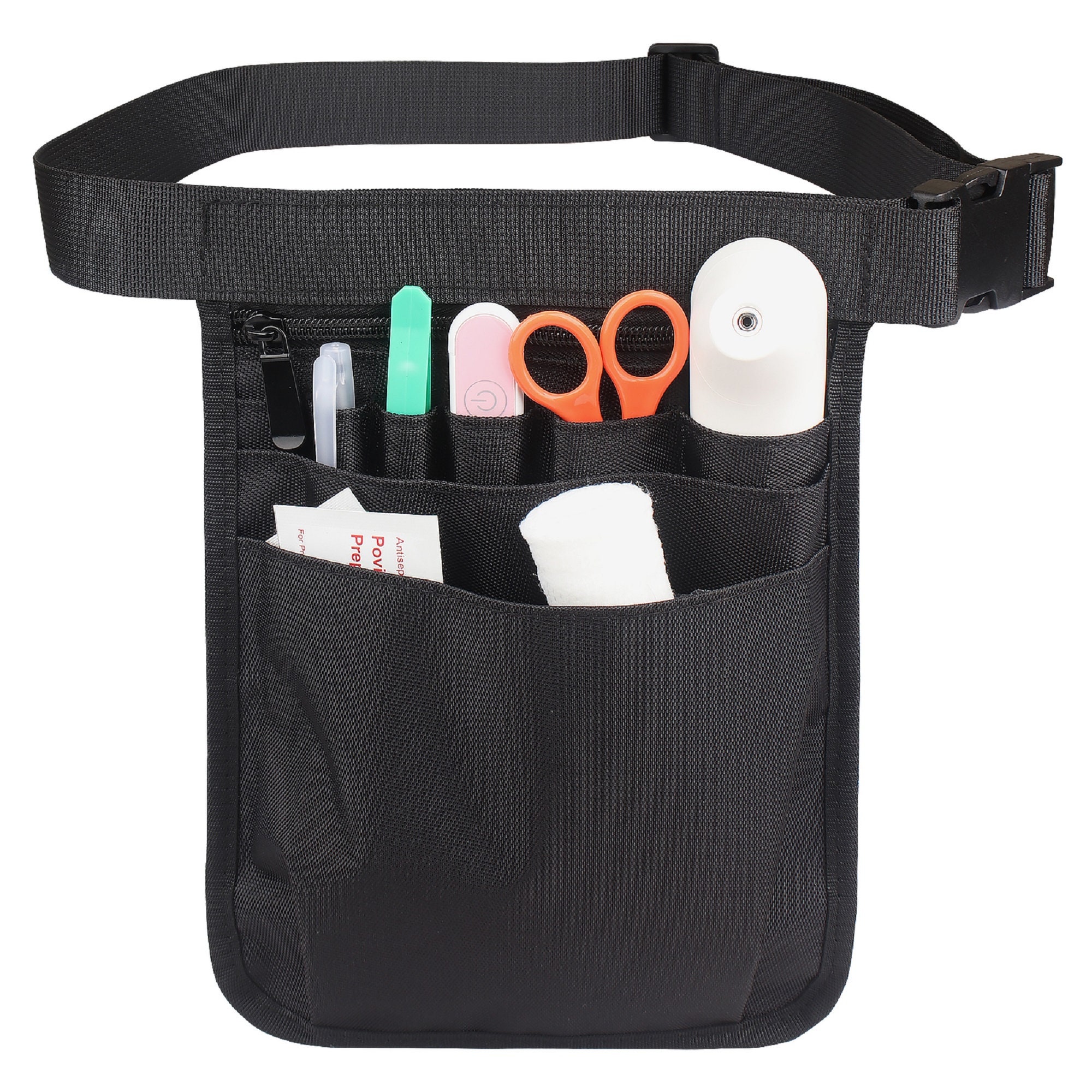 Waist Bag Nurse Pouch Case For Portable Tool Quick Pick 8-Pockets Organizer Belt Waist Bag Nurse Pouch Case For Portable Tool Quick Pick 8-Pockets Organizer Belt