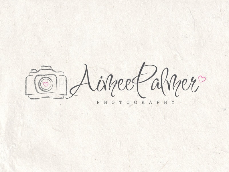 Premade Logo Design Photography Watermark Camera Logo Instant Download Digital Download Psd File
