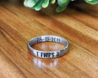 Customizable 6mm ring