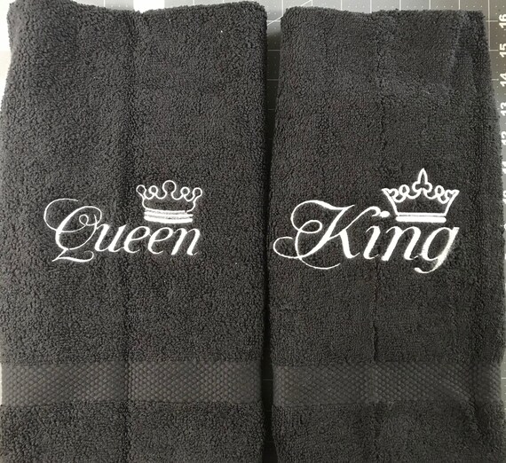King and queen towel set clearance