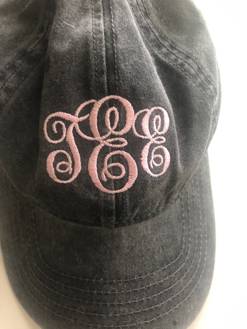 Personalized monogram adult hat gift