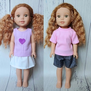 14 inch Doll Basic Outfits Pattern | PDF Sewing Tutorial