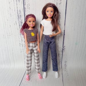 Basic Pants Pattern for 10.5" and 9" dolls | PDF Sewing Tutorial