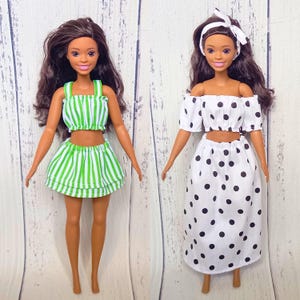 13.5" Doll Skirt and Top Sewing Patterns | PDF Tutorial