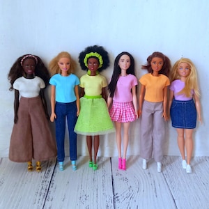 Naaipatroon T-shirt voor poppen 11,5" | pdf-naaitutorial + videolink