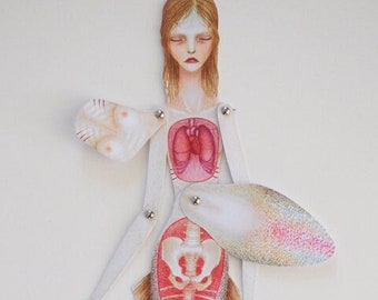 Lift-the-flap Anatomy Paper Doll: Mermaid
