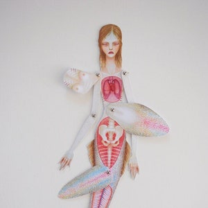 Download digitale** Bambola di carta anatomica sollevabile: Sirena