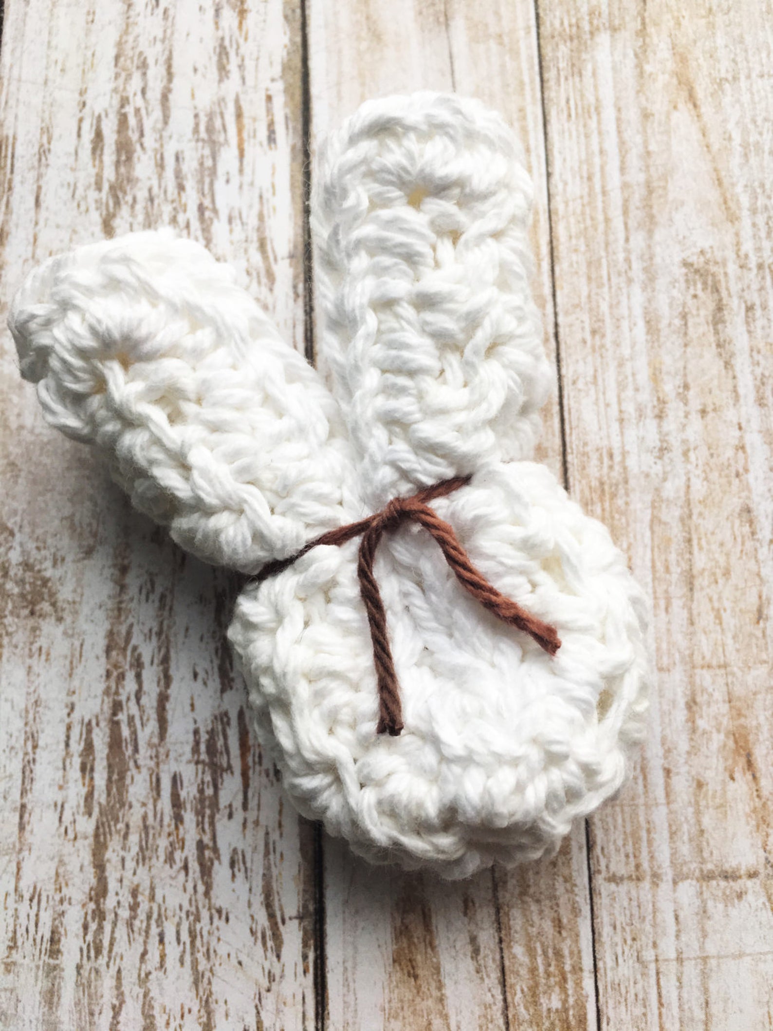 Crochet Bunny Washcloths for Baby set of 3 Easter Gift Etsy