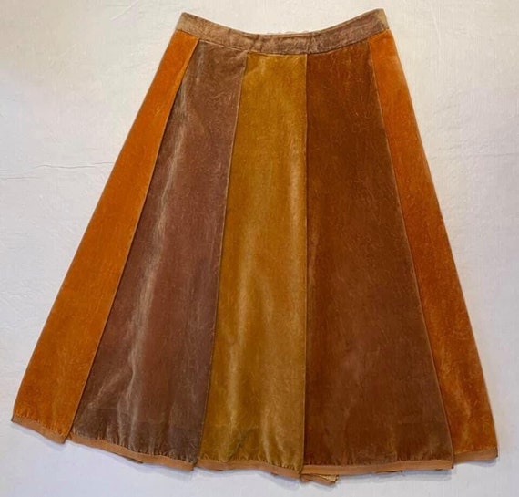 I Magnin 1960s Crushed Velvet Skirt Bill Atkinson… - image 3