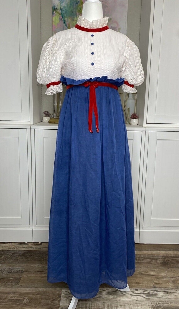 Lorrie Deb Vintage Maxi Dress 1960s Snow White Vib