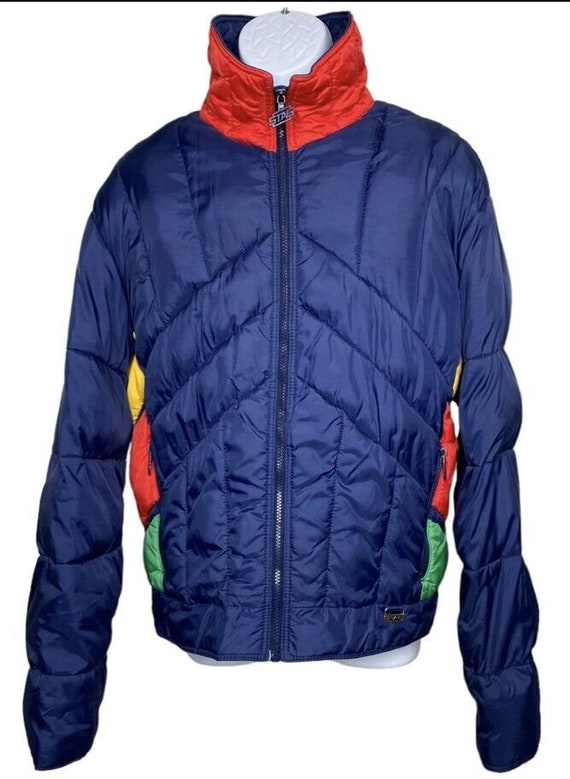 1980s Mountain Goat Puffer Coat Ski Jacket Excelle