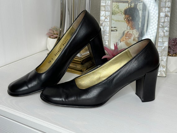 Shoes Heels Block By Bruno Magli Shoes In Black, Size: 8.5