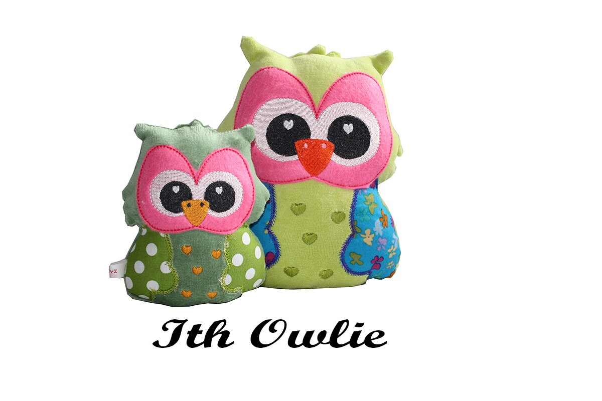 ith stuffed animalstuffed owl patternstuffie embroidery Etsy