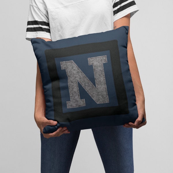 Monogram Pillow Etsy