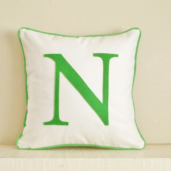 Monogram Pillow Etsy