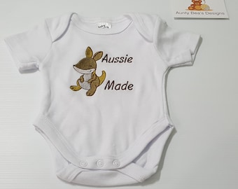 Aussie Made short sleeve romper