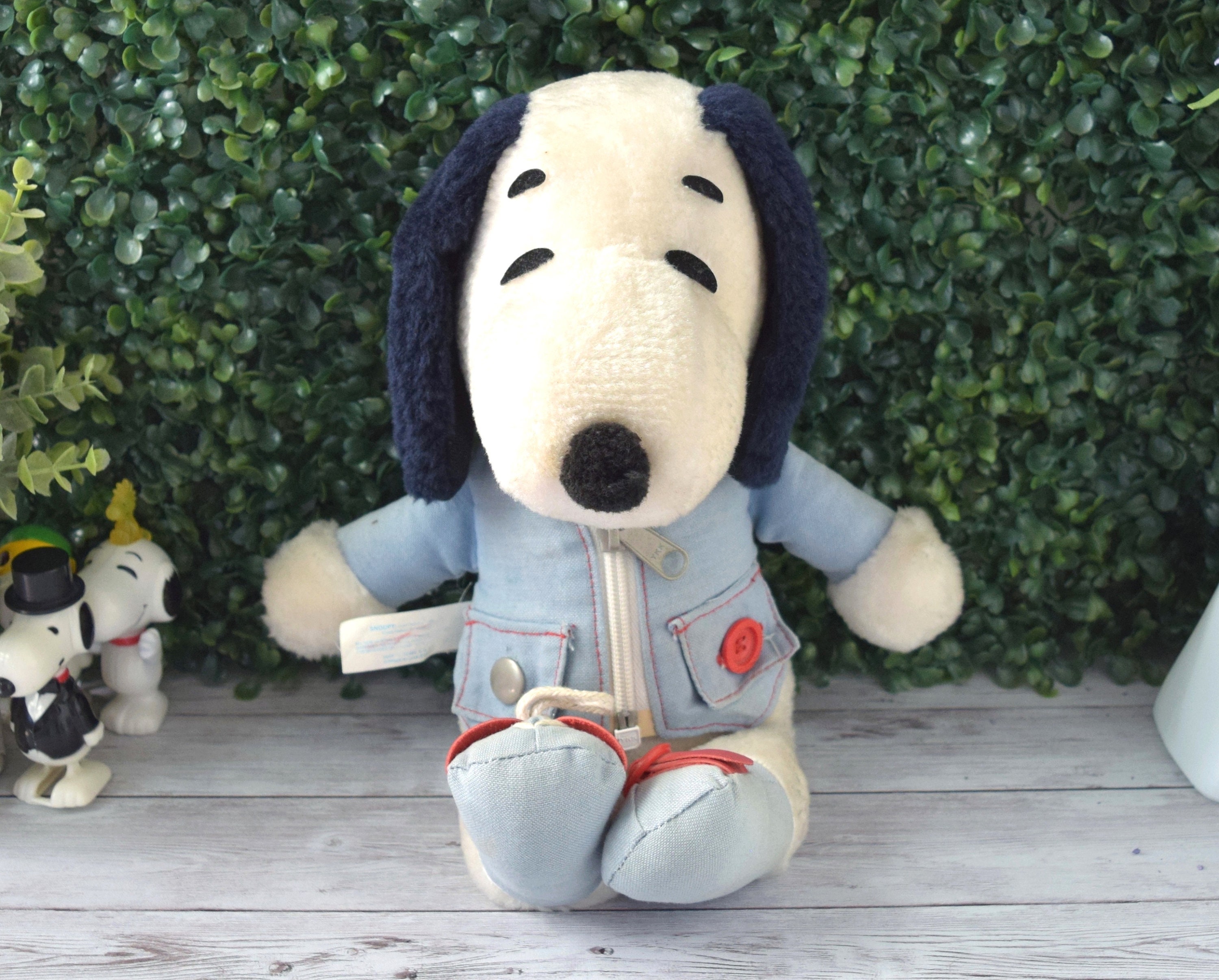 ビンテージ スヌーピー Knickerbocker Dress Me ぬいぐるみ Vintage 1968 Snoopy Stuffed Animal Plush 12