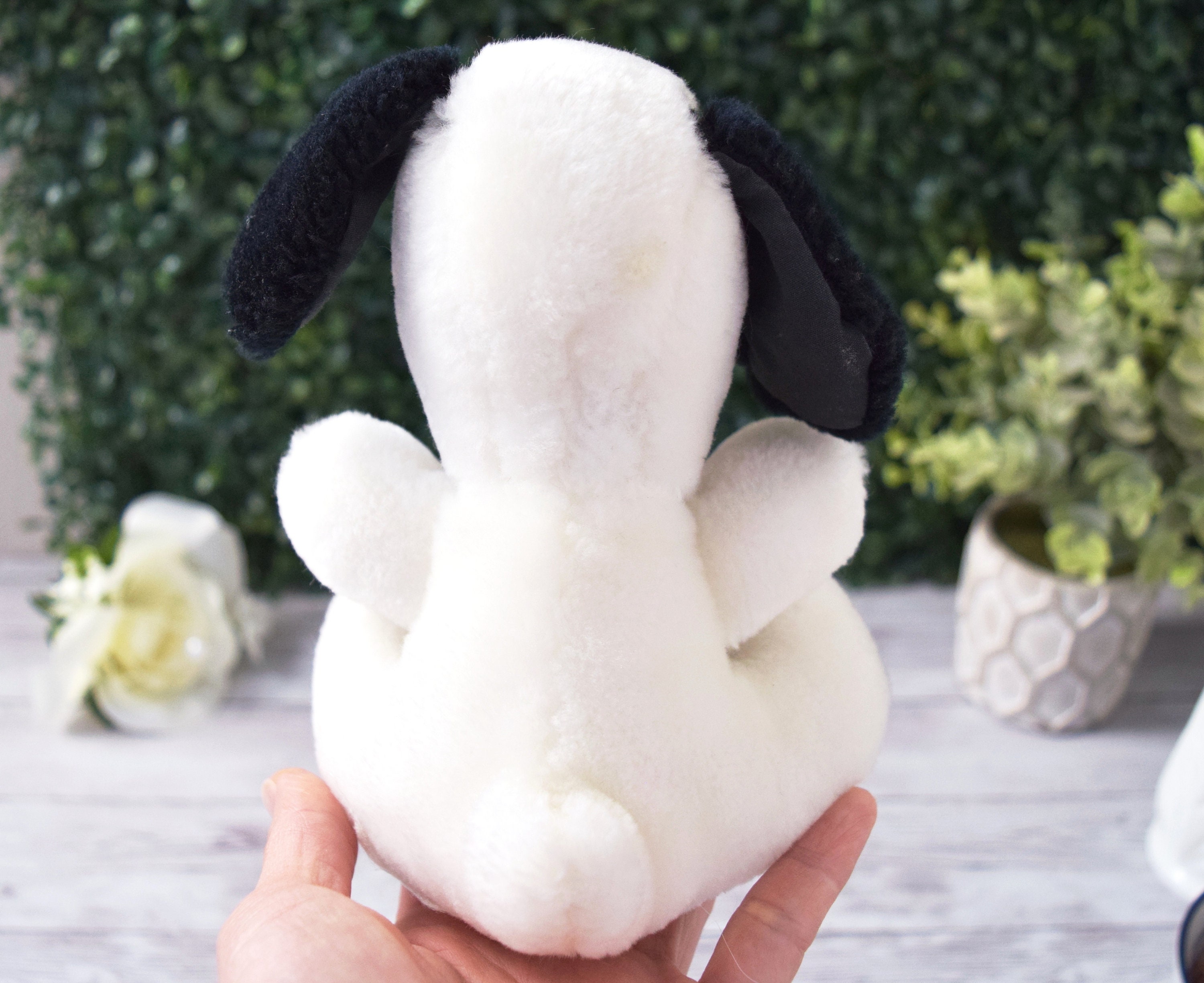 Vintage 1960s Collectible Snoopy Plush, Small Soft Stuffed Snoopy