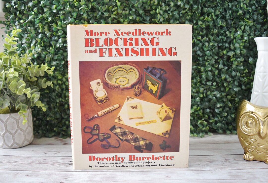 Vintage Needlework Blocking and Finishing Craft Book, Needlepoint