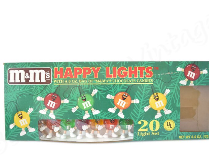 Chocolate M&ms Christmas Lights String Decorative String of Etsy