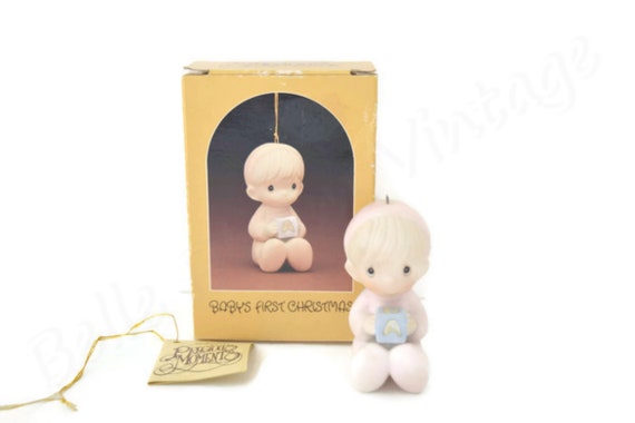 precious moments baby's first christmas ornaments