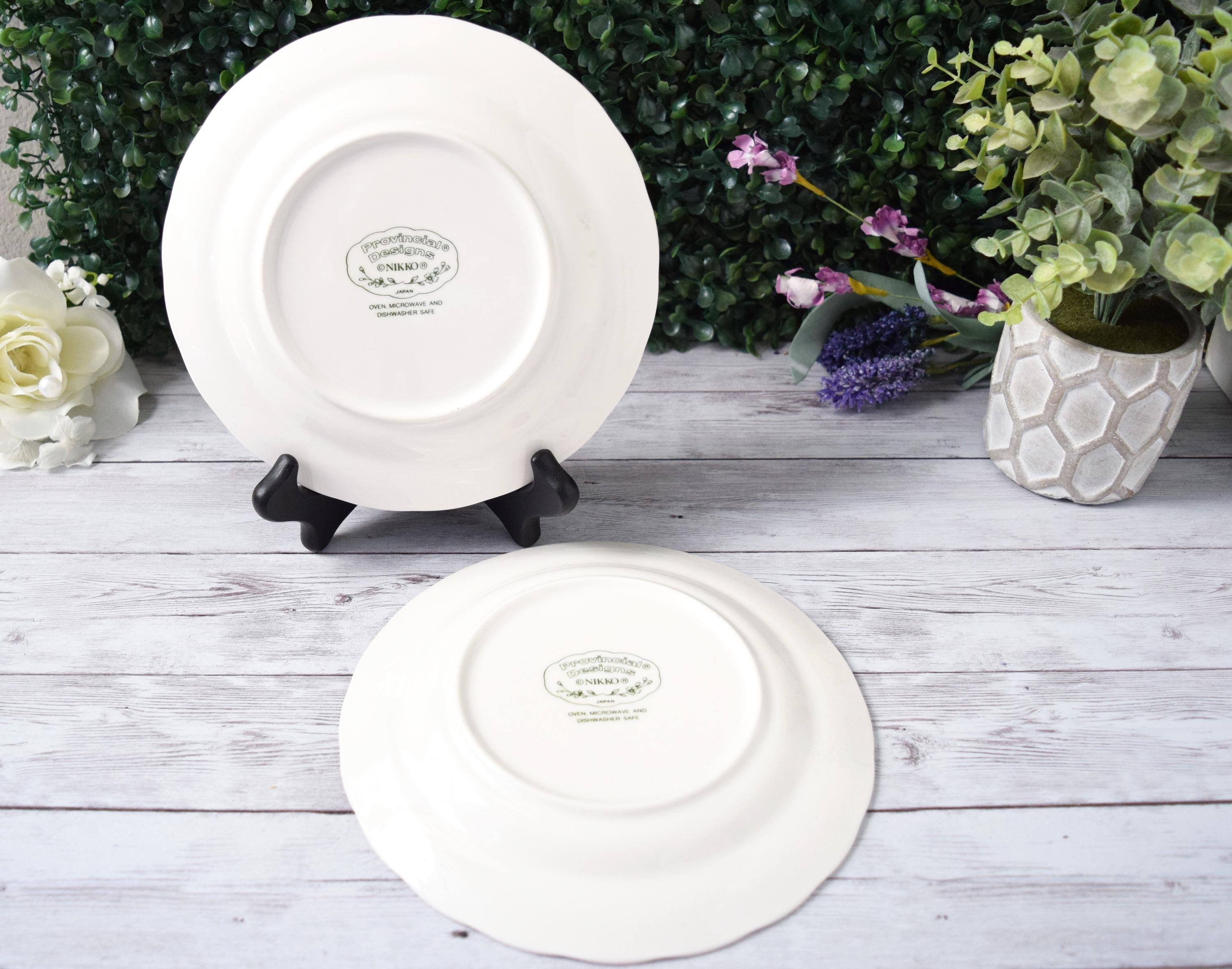 Vintage Nikko Japan Provincial Designs Dorchester Salad Plates