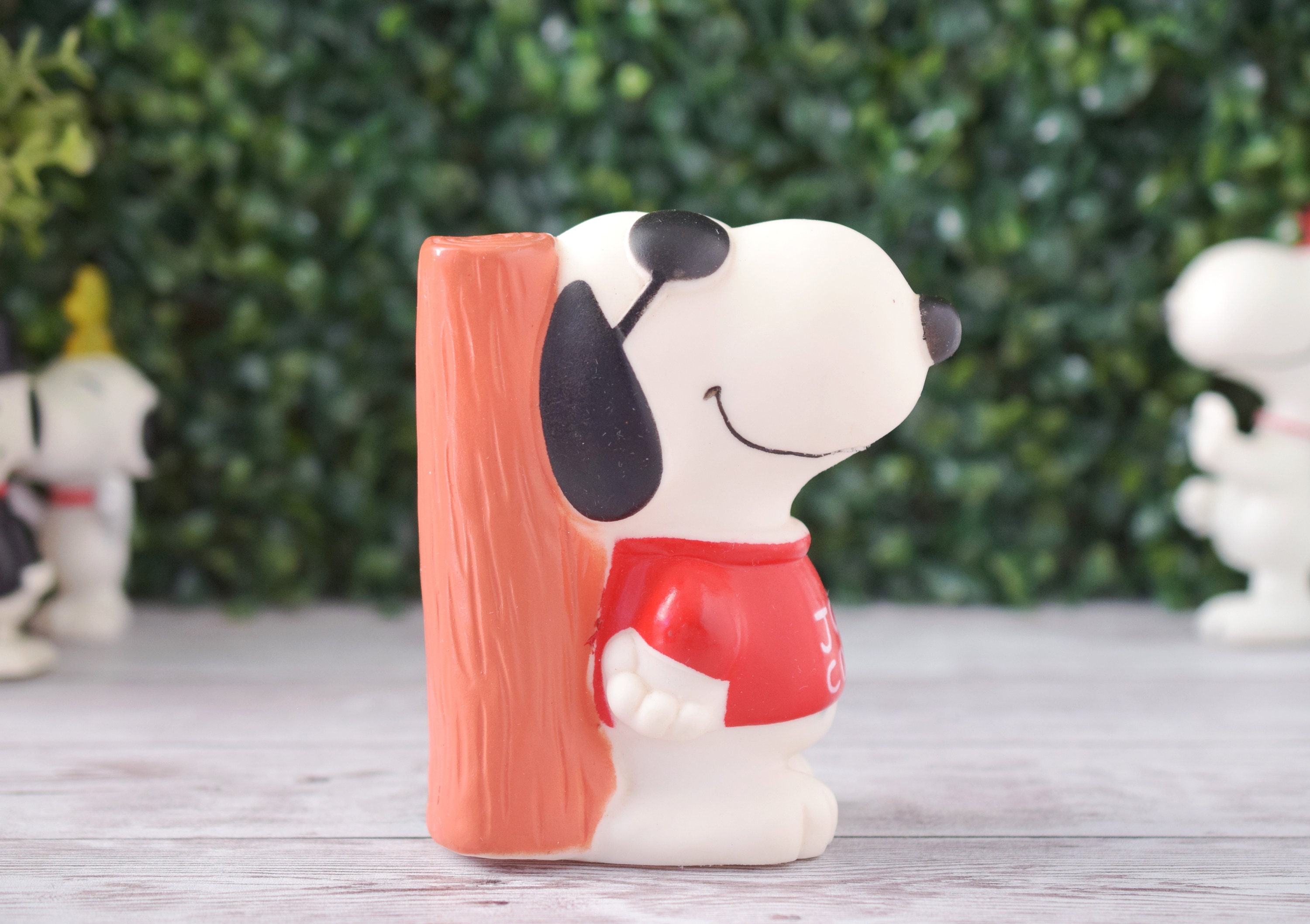 Vintage Hallmark Snoopy Joe Cool And Friend Figurine Kl276