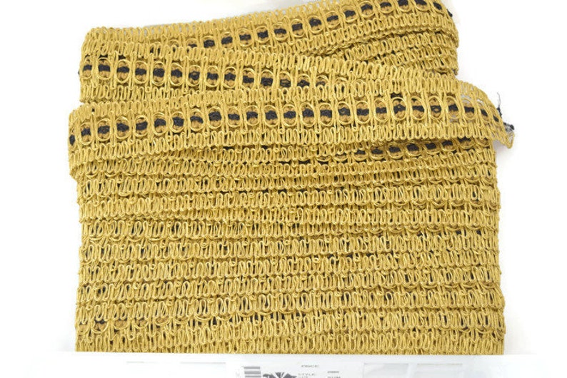 Wide Gold Trim by the Yard Metallic Gold Lace Fringe With Etsy