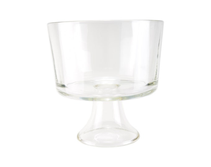 Vintage Glass Trifle Dish Wedding Candy Buffet Bowl Dessert Etsy