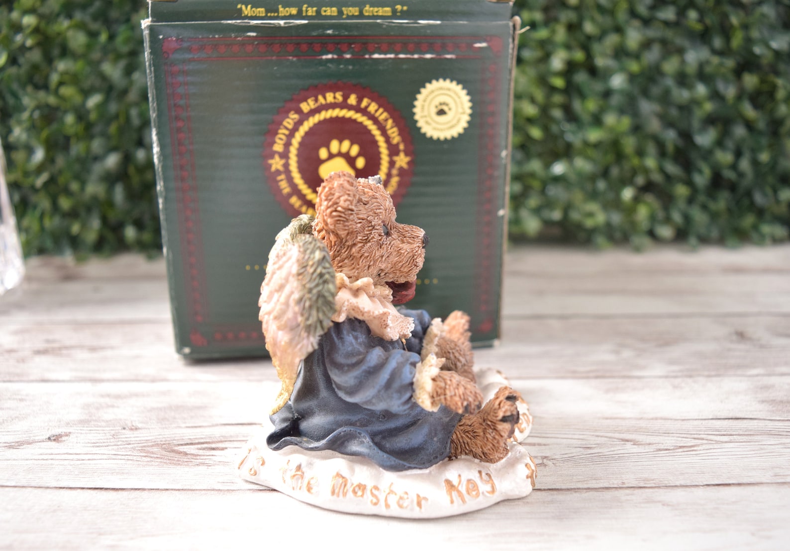 Boyds Bear Resin Figurine Bearstone Statue Heavenly Teddy Etsy