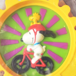 Vintage 1998 Snoopy Wendy's Kids Meal Collectible Toy Windup Mechanic ...
