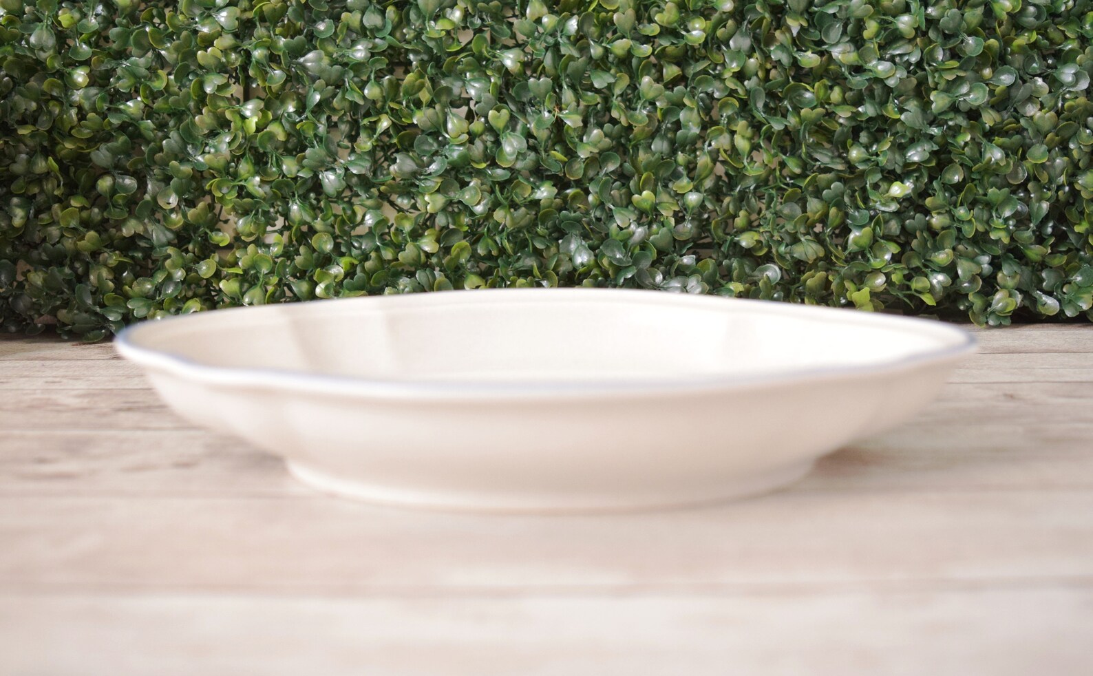 Vintage Oven Safe Stoneware Oval Microwave Plates, Relish Dish With