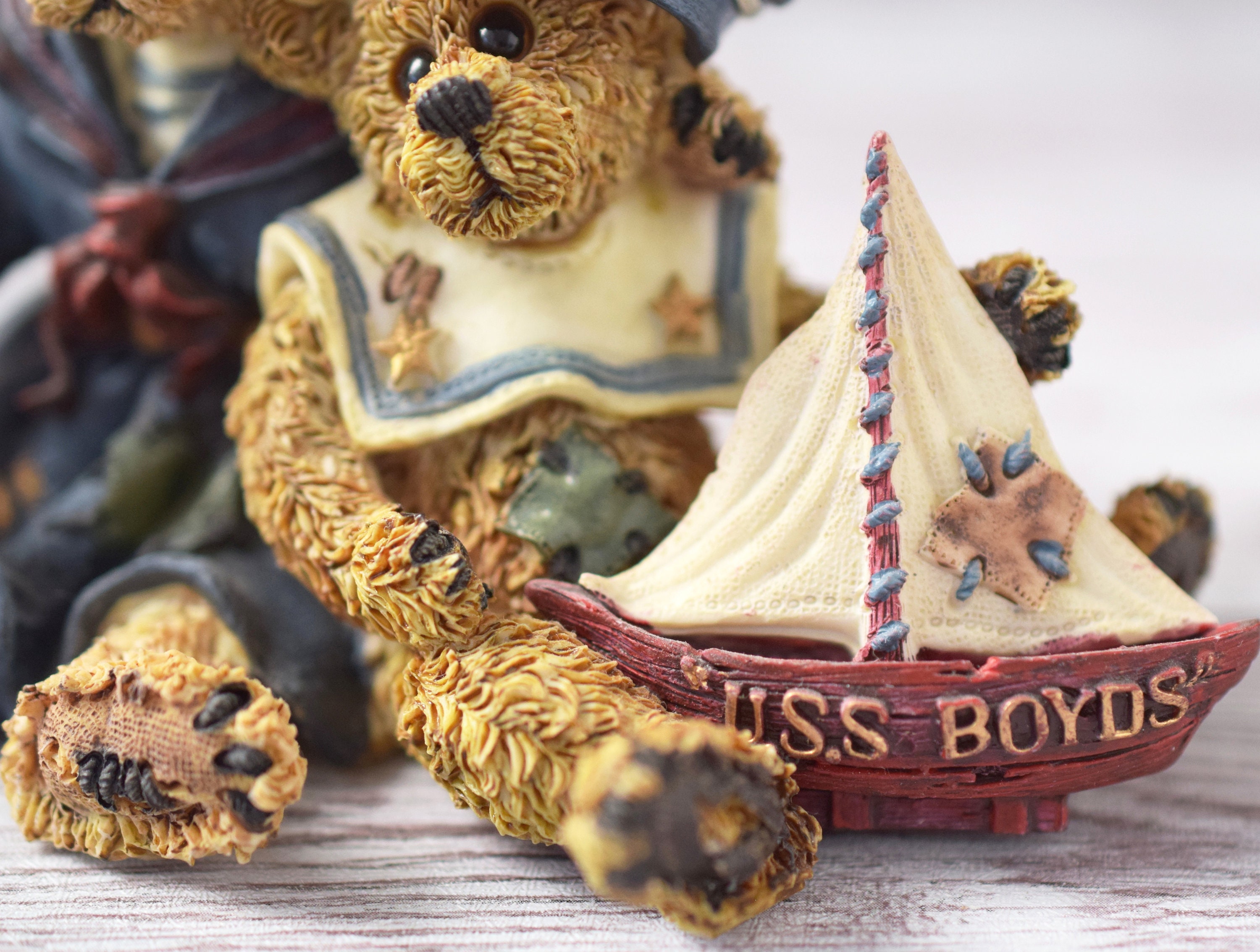 Vintage Boyds Bear Figurine Elvia and Chauncey Shipmates